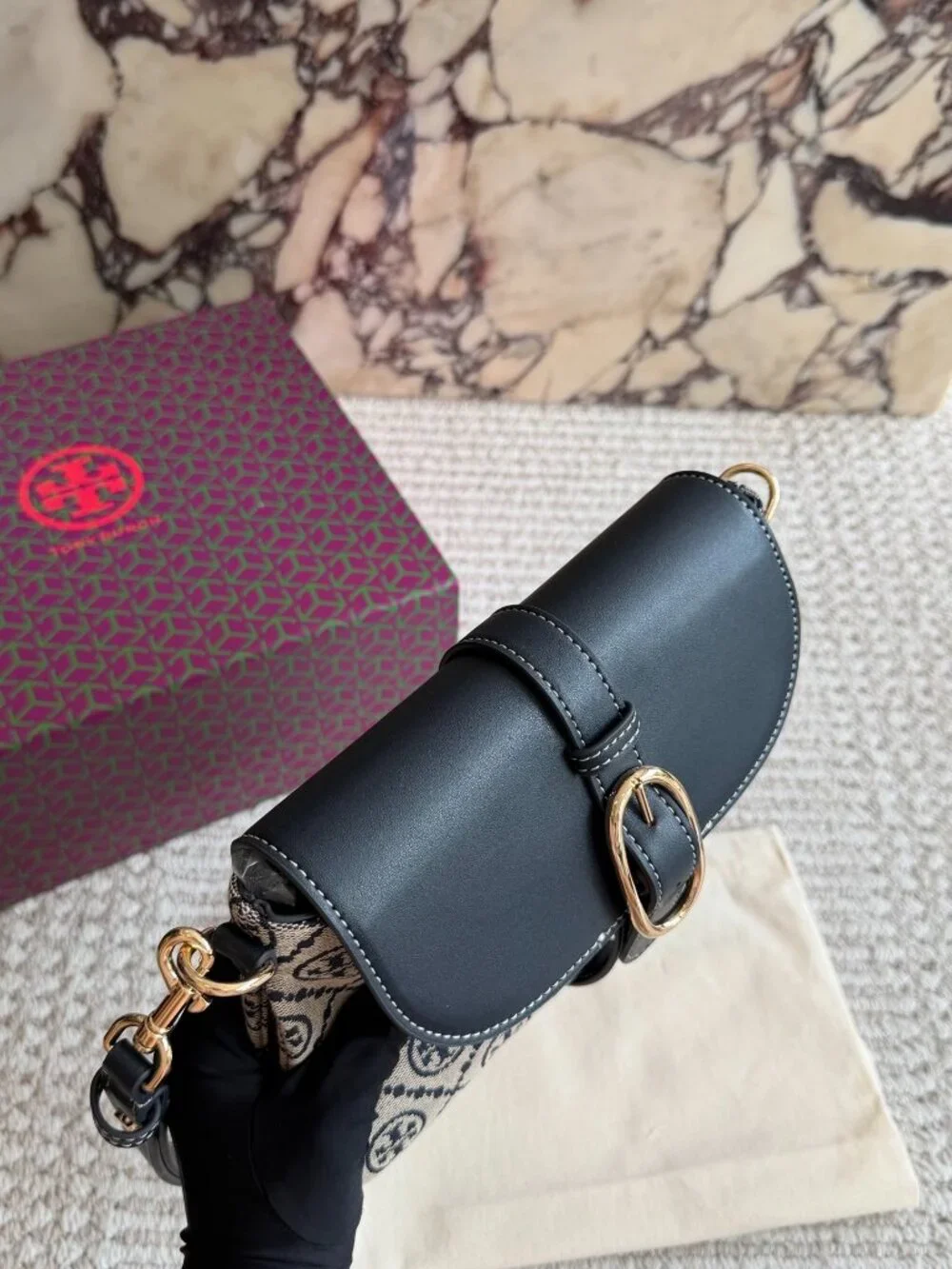 Tory Burch material monogram